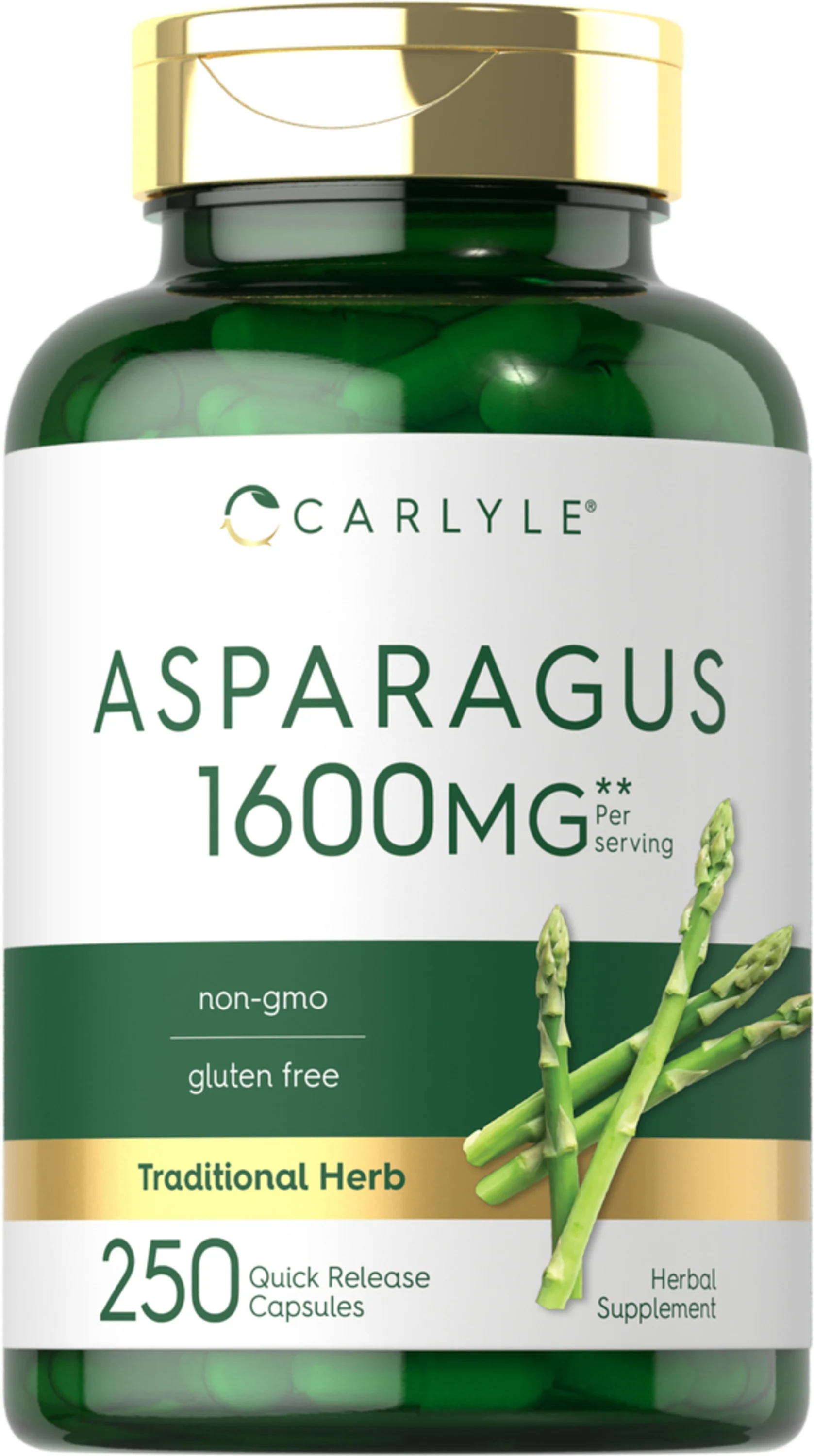 Asparagus, 1600 mg (per serving), 250 Quick Release Capsules