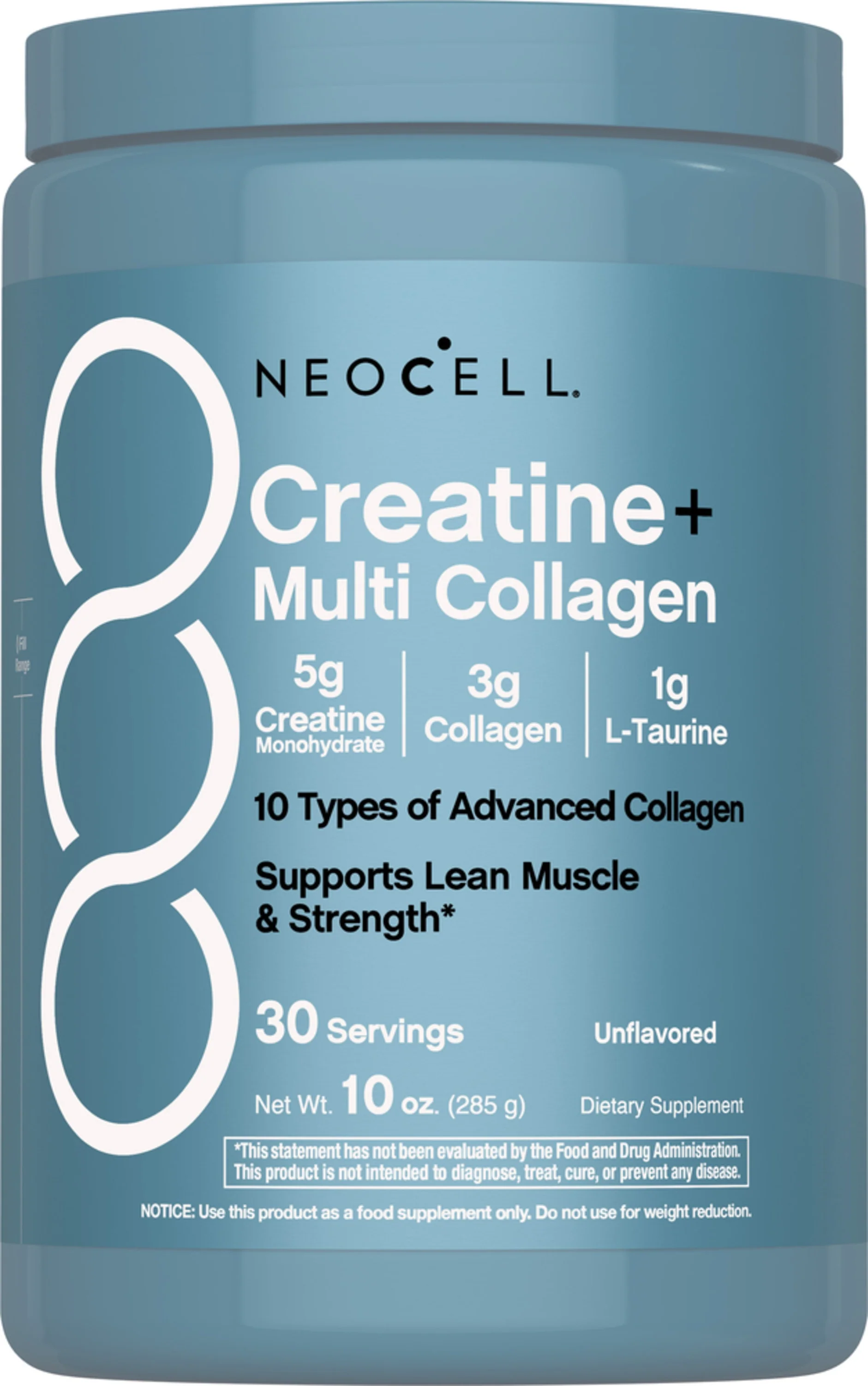 Creatine + Multi Collagen, 10 oz (285 g) Powder