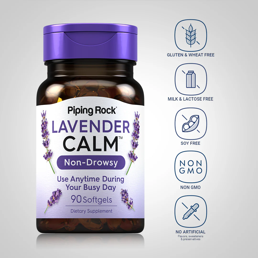 Lavender Calm, 90 Softgels - Image 10