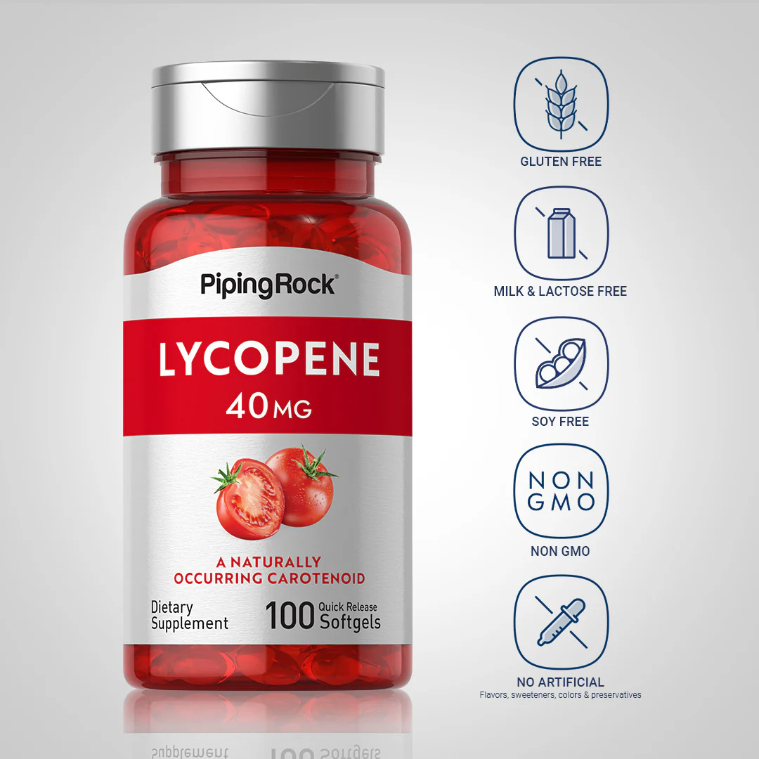 Lycopene, 40 mg, 100 Quick Release Softgels - Image 6