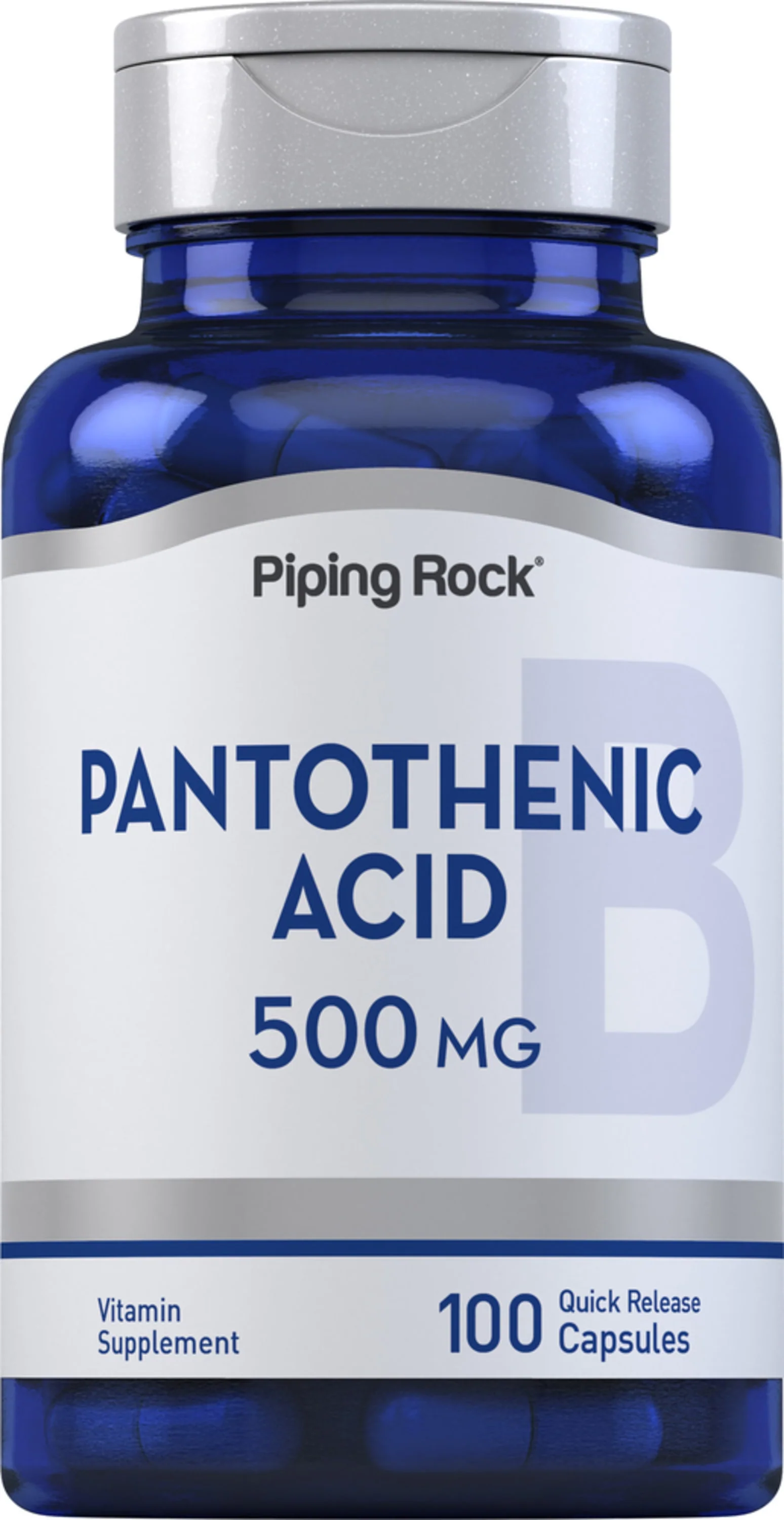 Pantothenic Acid, 500 mg, 100 Quick Release Capsules