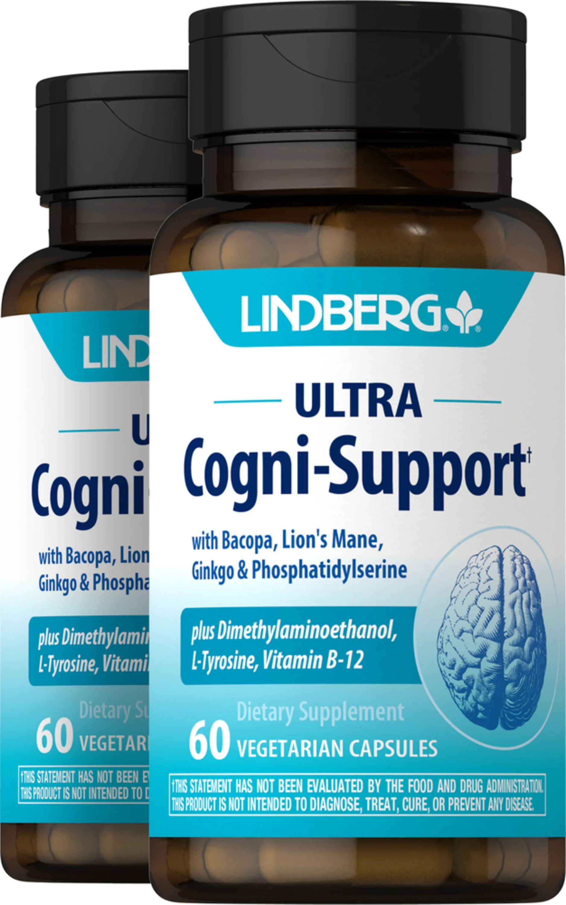 Ultra Cogni-Support, 60 Vegetarian Capsules, 2 Bottles
