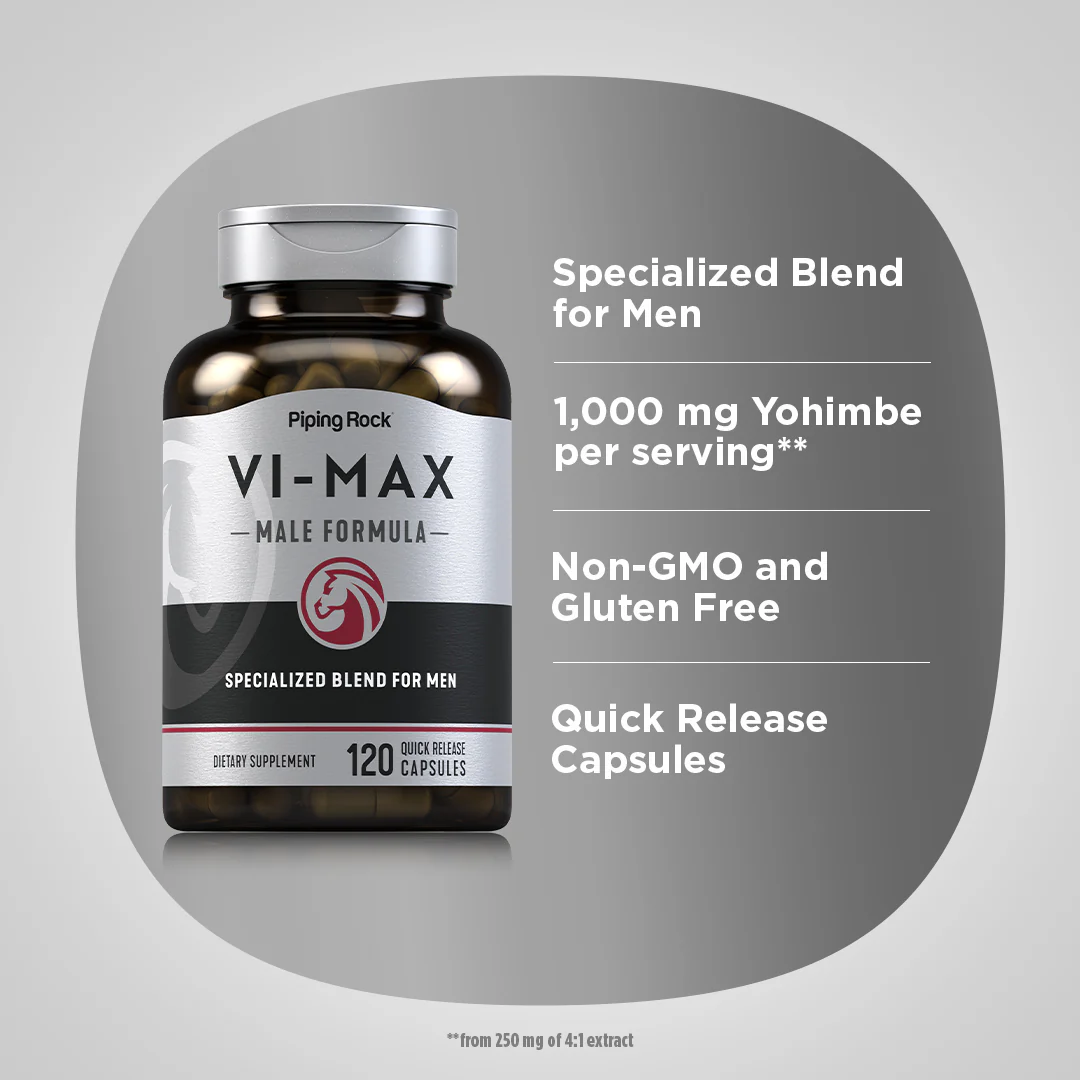 Vi-Max Male "MEN ONLY", 120 Quick Release Capsules - Image 4